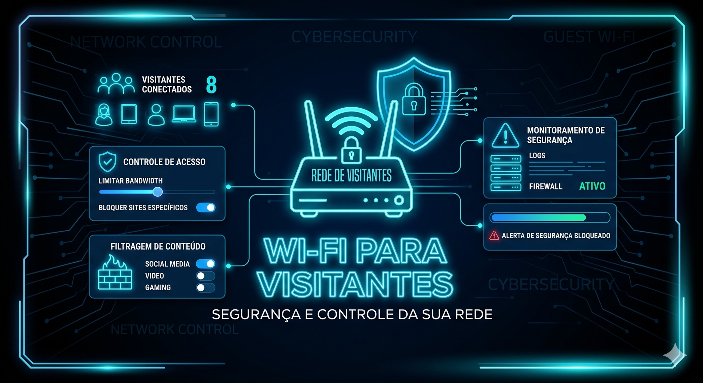 Wi-Fi para visitantes: segurança e controle da sua rede com a tecnologia da Topnet