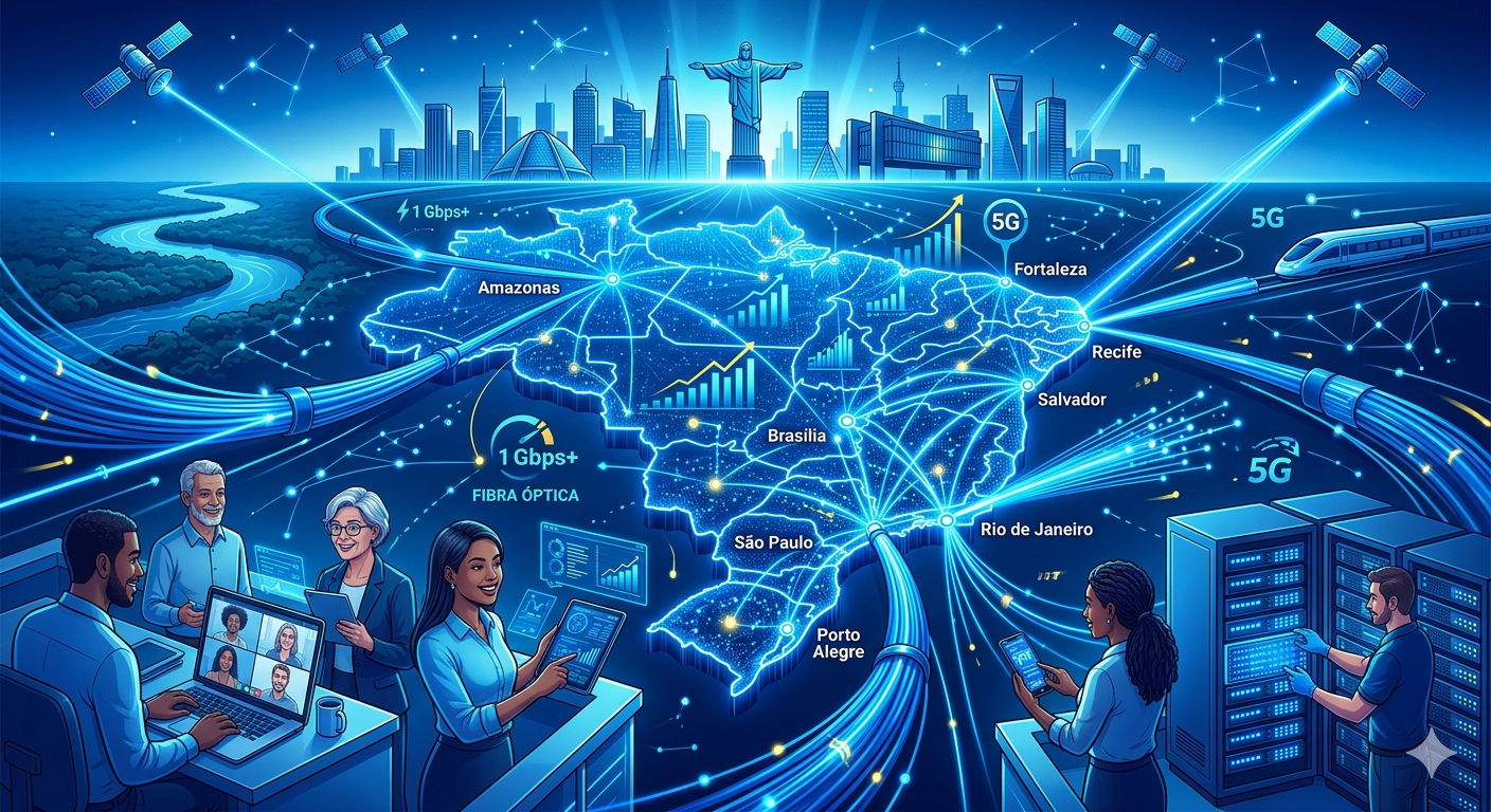 O crescimento da internet de alta performance no Brasil